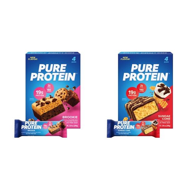 PURE PROTEIN LANCE LA RENTRÉE SCOLAIRE AVEC DE NOUVELLES SAVEURS DE BARRES ET SHAKES PROTÉINÉS PRÉFÉRÉS DES FANS