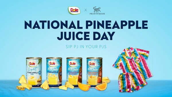 DOLE CÉLÈBRE LA TOUTE PREMIÈRE JOURNÉE NATIONALE DU JUS D’ANANAS AVEC DES SOIRÉES « PJ » À L’ÉCHELLE NATIONALE