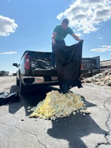 800-POUND BUTTER SCULPTURE AT NEW YORK STATE FAIR RECYCLED INTO ENERGY AT WESTERN NEW YORK DAIRY FARM
