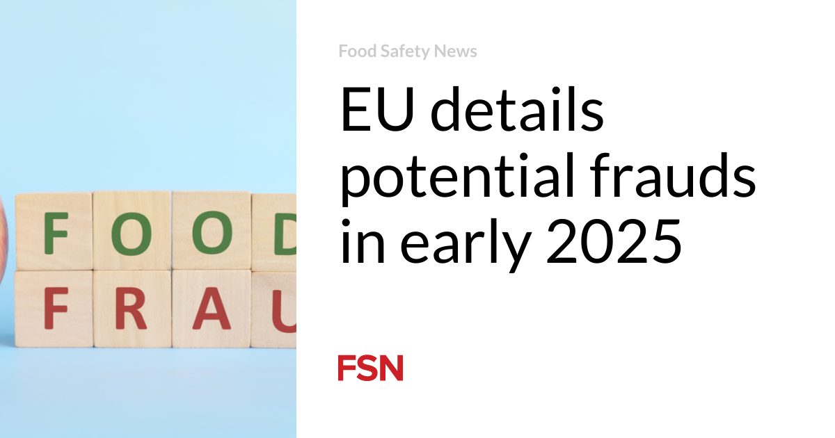 EU details potential frauds in early 2025