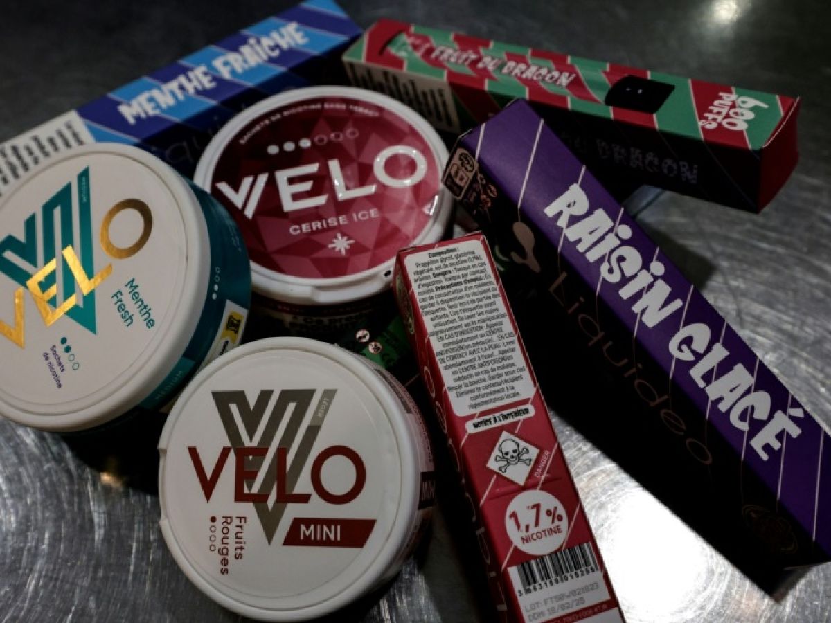 nicotine sachets, taken by young people, will soon be banned