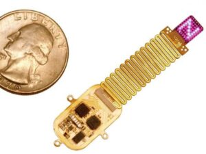 an implant that sends messages to the brain using light