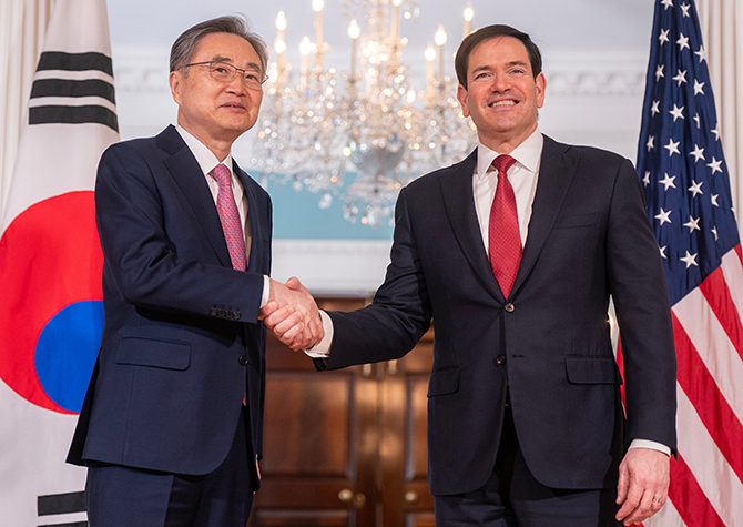 루비오 « 미국內분위기 안좋다 » 언질에 조현 « 입법 고의지연 아냐 »