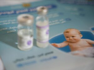 The WHO welcomes the results of its "catch-up" campaign for childhood vaccinations.